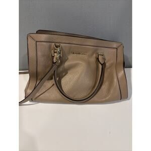 Michael Kors Tan Leather Satchel Handbag